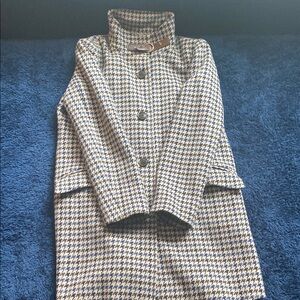 Ralph Lauren Brown and Blue Trench Coat